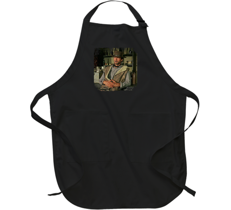 Clint Eastwood A Fistful Of Dollars Spaghetti Western Movie Fan Apron Clint Eastwood A Fistful Of Dollars Spaghetti Western Movie Fan Apron