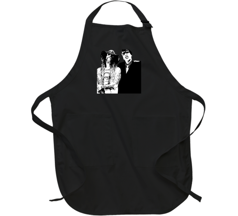 Zombie Manson Rock Gods Music Fan Apron Zombie Manson Rock Gods Music Fan Apron