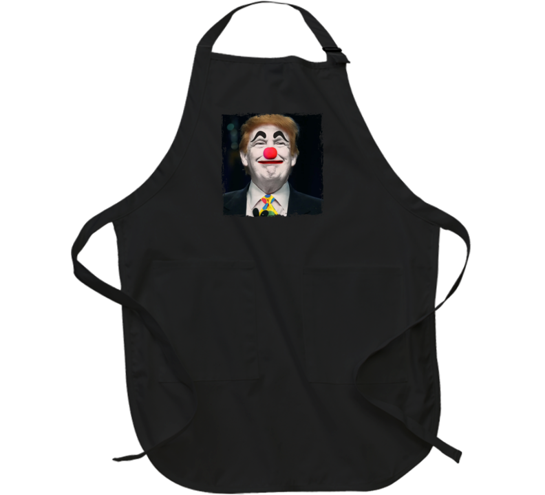Trump Joker Funny Parody Clown Face Apron Trump Joker Funny Parody Clown Face Apron