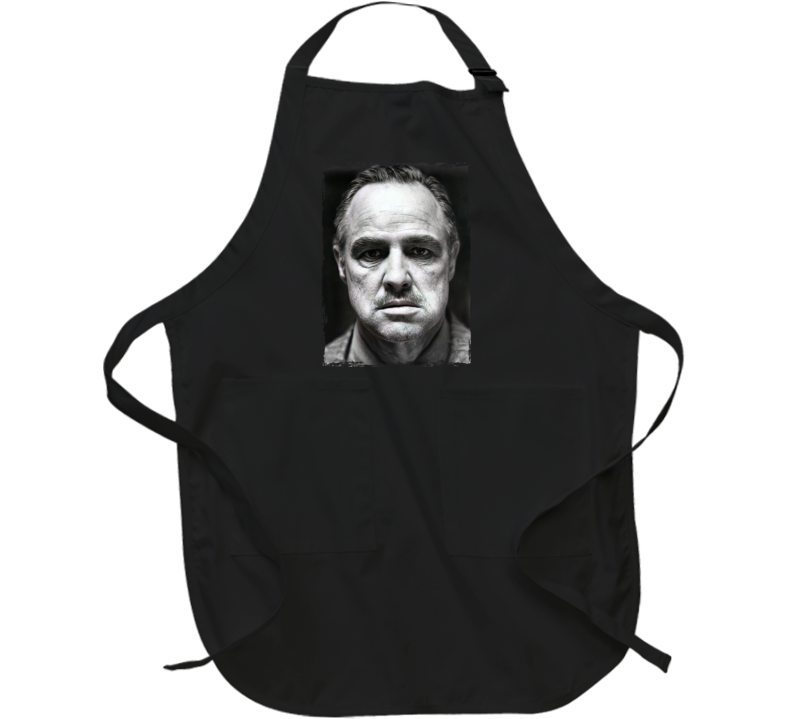Vito Corleone Marlon Brando Godfather Fan Apron Vito Corleone Marlon Brando Godfather Fan Apron