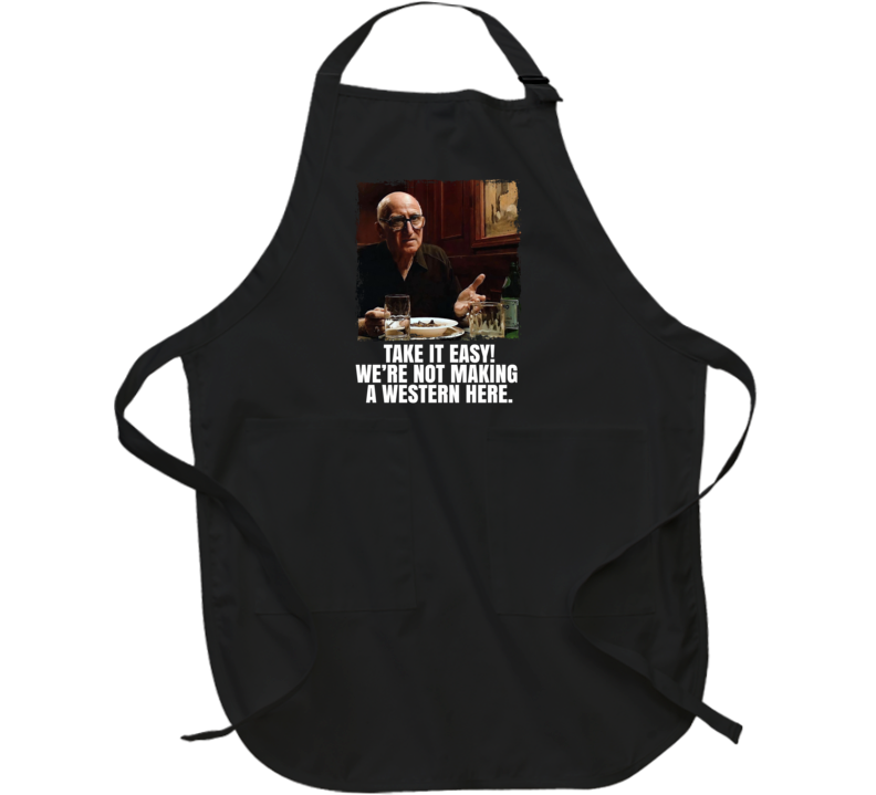 Junior Soprano Quote Making A Western Funny Movie Fan Apron Junior Soprano Quote Making A Western Funny Movie Fan Apron