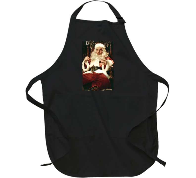 Billy Bob Thornton Christmas Bad Santa Movie Fan Apron Billy Bob Thornton Christmas Bad Santa Movie Fan Apron