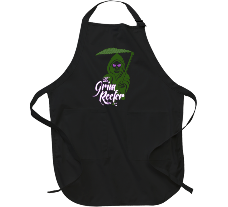 The Grim Reefer Weed Stoner Apron The Grim Reefer Weed Stoner Apron