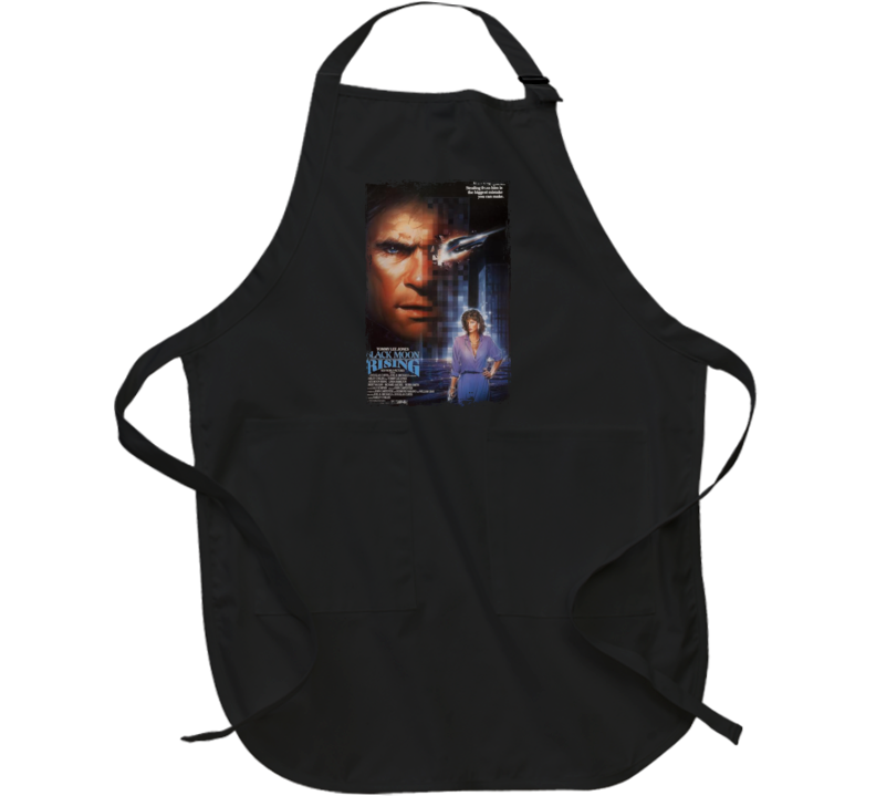Black Moon Rising Popular 80s Movie Fan Apron Black Moon Rising Popular 80s Movie Fan Apron