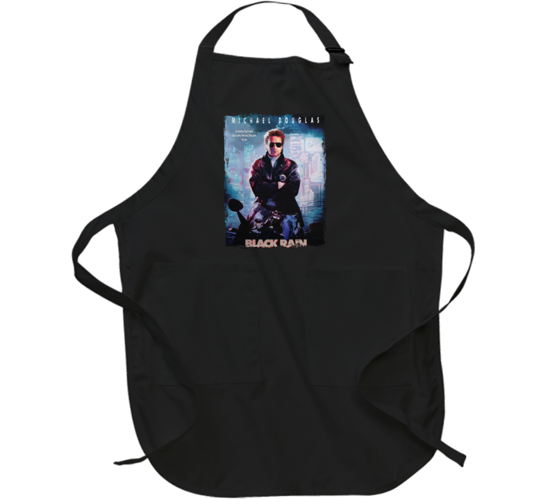 Black Rain Popular 80s Movie Fan Apron Black Rain Popular 80s Movie Fan Apron