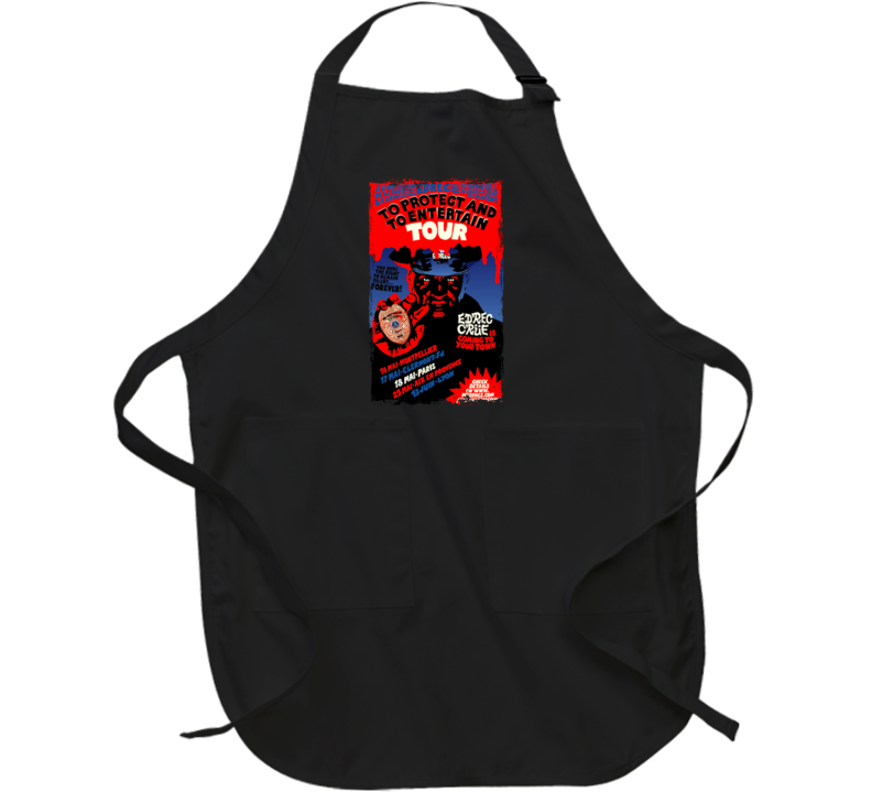 To Protect And Entertain Music Fan Apron To Protect And Entertain Music Fan Apron