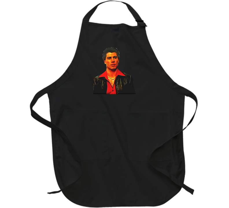 Saturday Night Fever John Travolta Tony Manero Movie Fan Apron Saturday Night Fever John Travolta Tony Manero Movie Fan Apron