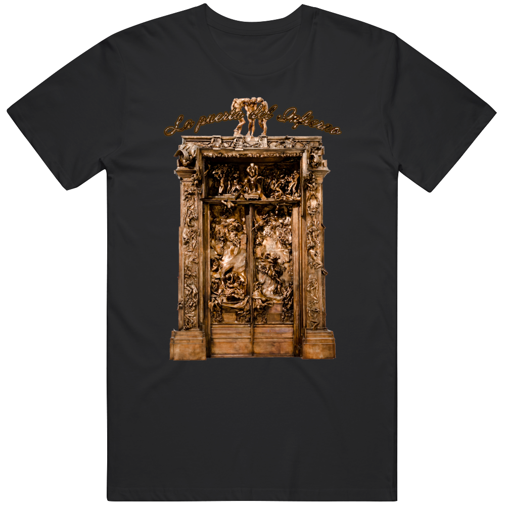 La Puerta Del Infierno The Gates Of Hell Dante's Inferno Devil T Shirt La Puerta Del Infierno The Gates Of Hell Dante's Inferno Devil T Shirt