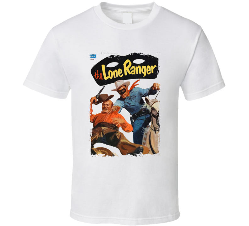 The Lone Ranger Vintage Comic Book Fan T Shirt The Lone Ranger Vintage Comic Book Fan T Shirt