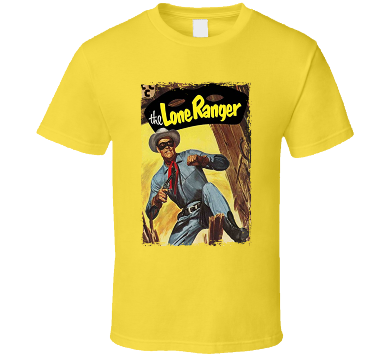 The Lone Ranger Retro Comic Book Cover T Shirt The Lone Ranger Retro Comic Book Cover T Shirt