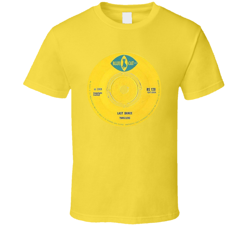 Thrillers Last Dance Retro 1968 Record Music Fan T Shirt Thrillers Last Dance Retro 1968 Record Music Fan T Shirt