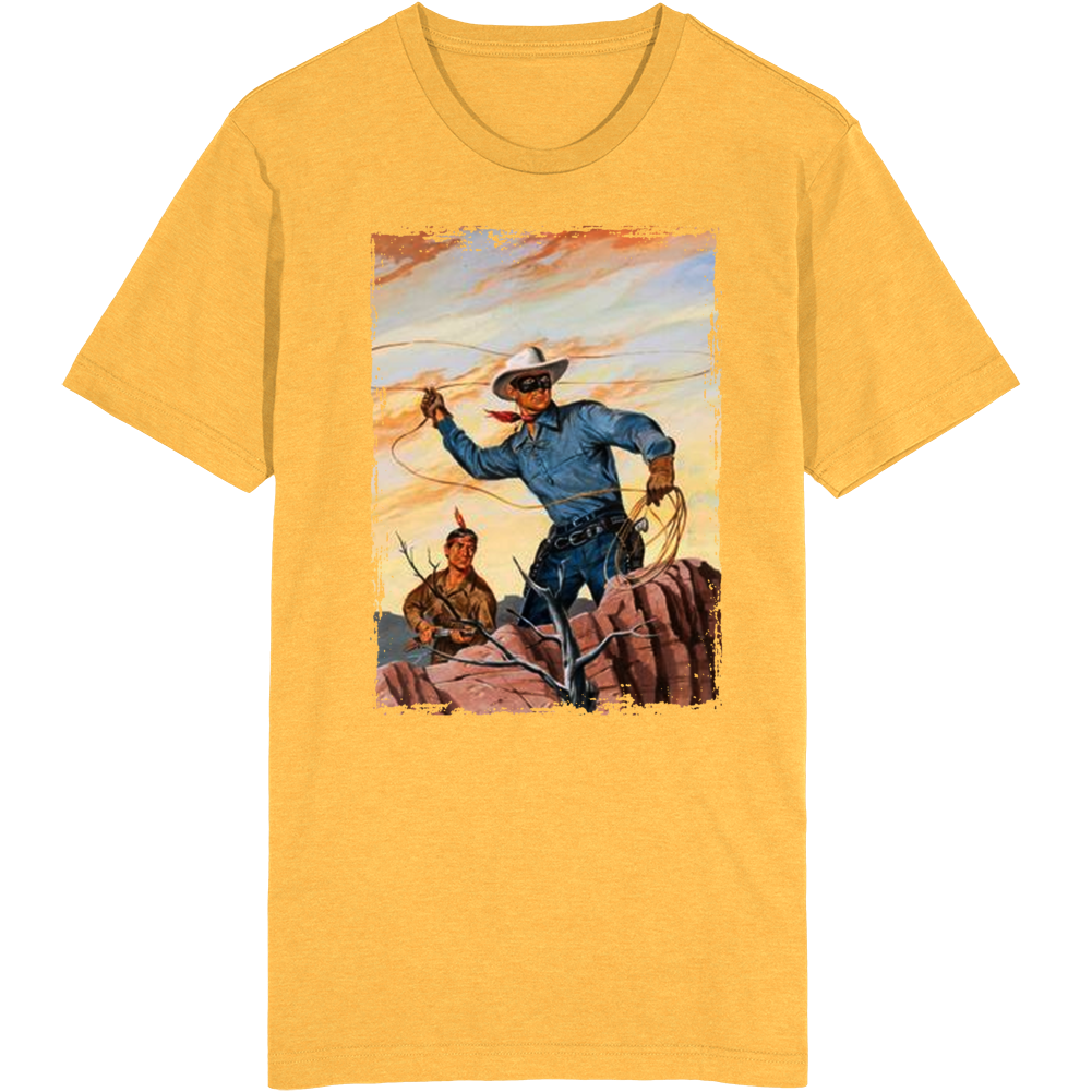 The Lone Ranger Dell Comic Book Hero Fan T Shirt The Lone Ranger Dell Comic Book Hero Fan T Shirt