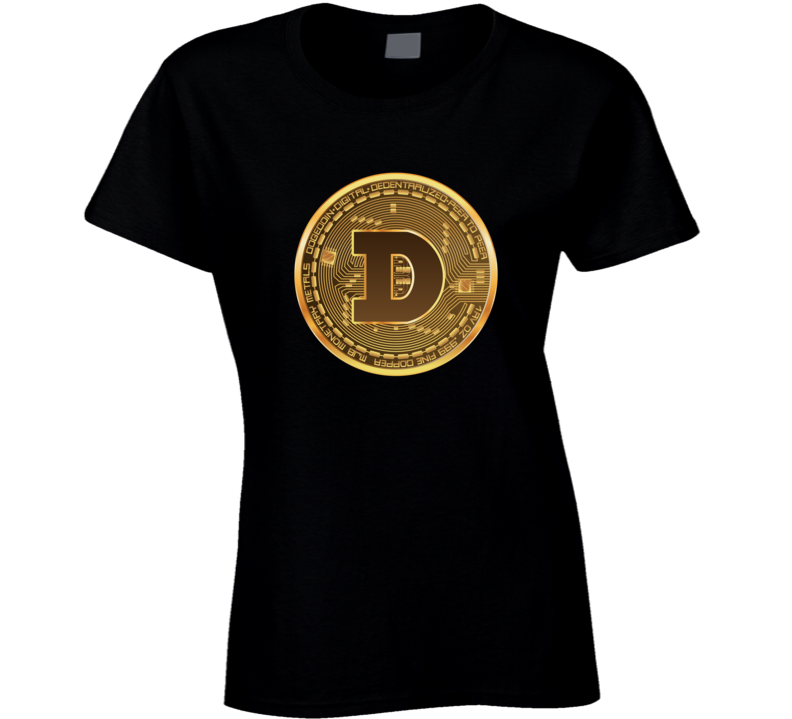 Dogecoin People's Cryptocurrency Money Trading Fan Ladies T Shirt Dogecoin People's Cryptocurrency Money Trading Fan Ladies T Shirt