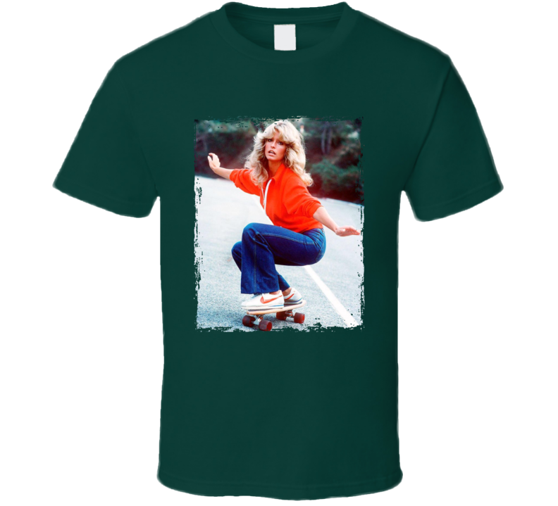 Charlie's Angel Rollerskating 70s Icon Pin Up Fan T Shirt Charlie's Angel Rollerskating 70s Icon Pin Up Fan T Shirt