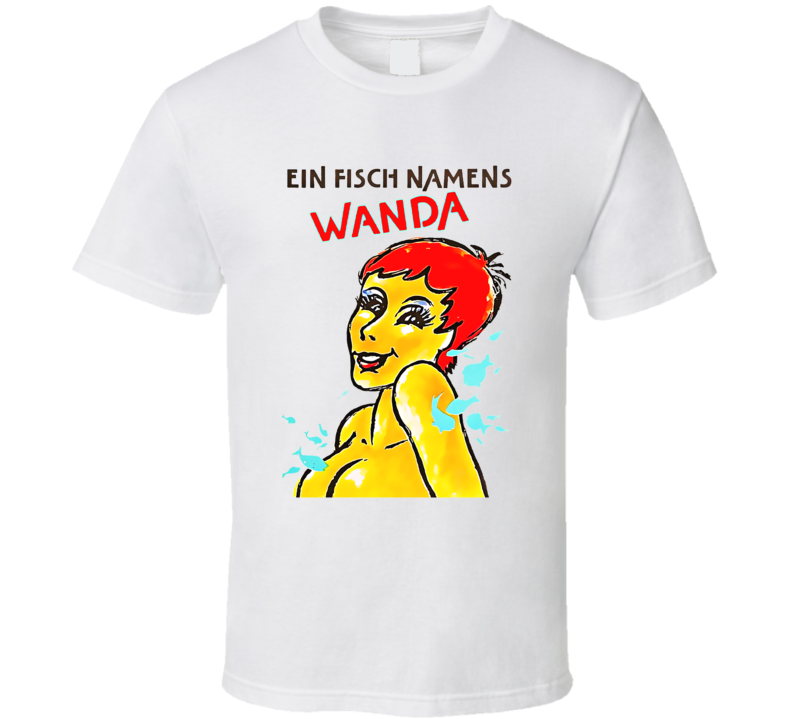 A Fish Called Wanda 80s Comedy Crime German Movie T Shirt A Fish Called Wanda 80s Comedy Crime German Movie T Shirt
