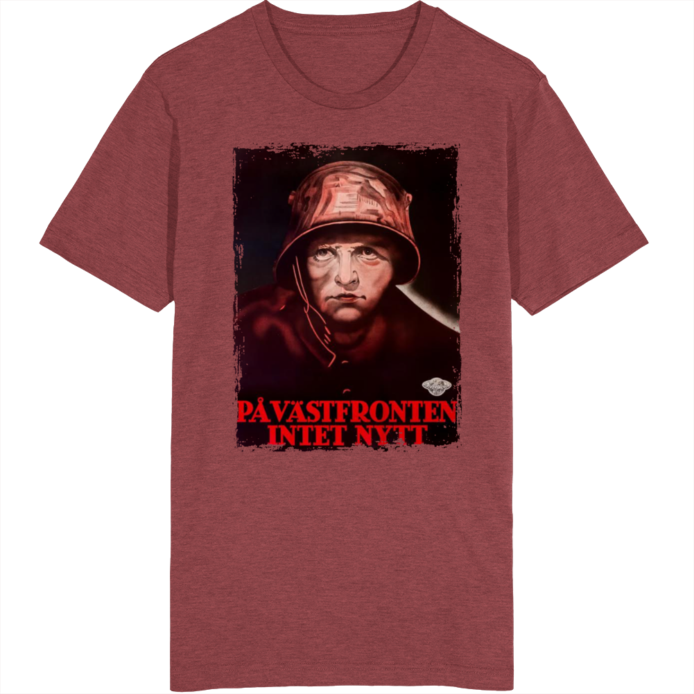 All Quiet On The Western Front 30s War Drama Swedish Movie Fan T Shirt All Quiet On The Western Front 30s War Drama Swedish Movie Fan T Shirt