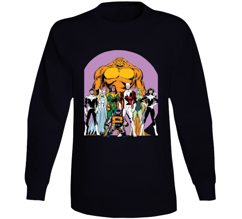 Alpha Flight Retro 80s 90s Comic Fan Long Sleeve T Shirt Alpha Flight Retro 80s 90s Comic Fan Long Sleeve T Shirt