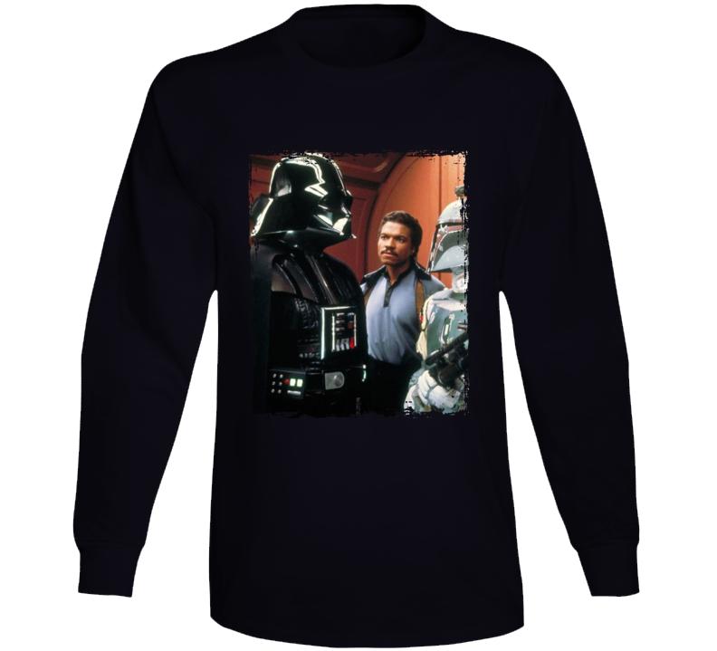 Lando Darth Vader Boba Fett Star Wars Movie Fan Long Sleeve T Shirt Lando Darth Vader Boba Fett Star Wars Movie Fan Long Sleeve T Shirt
