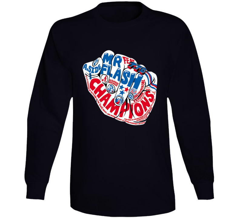 Mr Flash Champions Ed Banger Records Music Fan Long Sleeve T Shirt Mr Flash Champions Ed Banger Records Music Fan Long Sleeve T Shirt