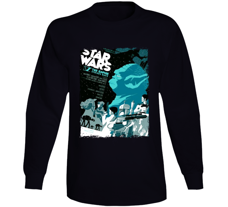 Star Wars The Empire Strikes Back Movie Fan Long Sleeve T Shirt Star Wars The Empire Strikes Back Movie Fan Long Sleeve T Shirt