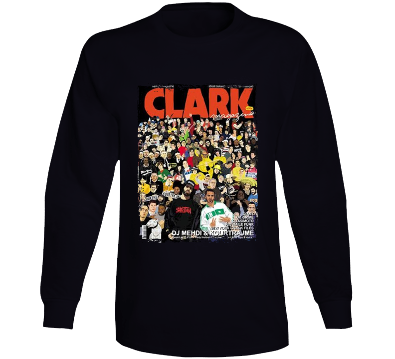 Clark Magazine Dj Mehdi And Kourtrajme Music Fan Long Sleeve T Shirt Clark Magazine Dj Mehdi And Kourtrajme Music Fan Long Sleeve T Shirt