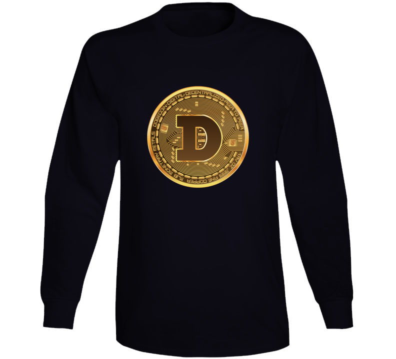 Dogecoin People's Cryptocurrency Money Trading Fan Long Sleeve T Shirt Dogecoin People's Cryptocurrency Money Trading Fan Long Sleeve T Shirt