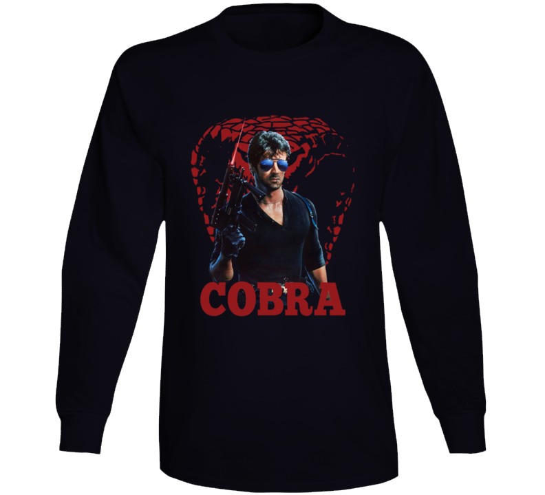Cobra Movie 80s Action Movie Fan Long Sleeve T Shirt Cobra Movie 80s Action Movie Fan Long Sleeve T Shirt