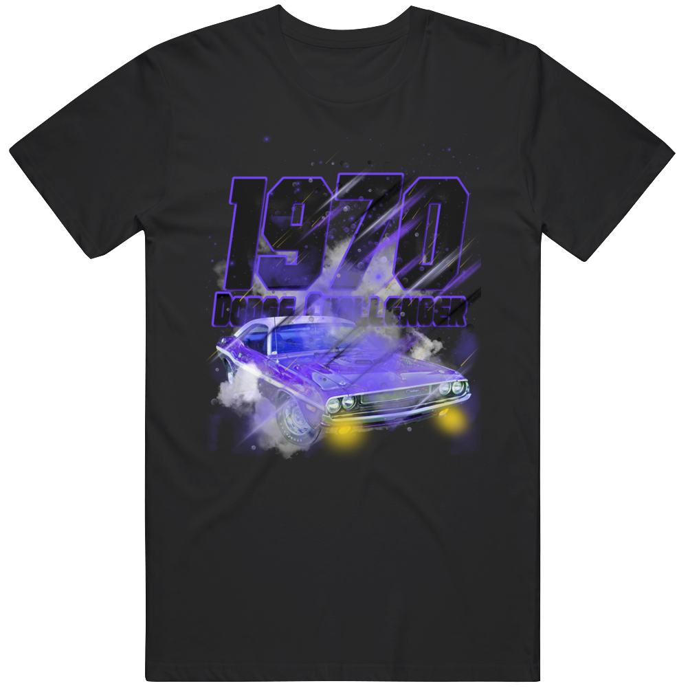 1970 Dodge Challenger Legendary Muscle Car Fan T Shirt 1970 Dodge Challenger Legendary Muscle Car Fan T Shirt