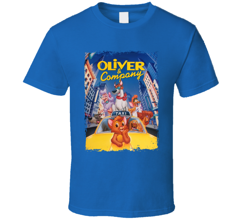 Oliver And Company 80s Animated Musical Family Movie T Shirt Oliver And Company 80s Animated Musical Family Movie T Shirt