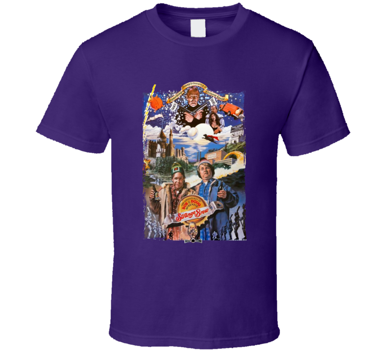 Strange Brew 80s Comedy Satire Movie T Shirt Strange Brew 80s Comedy Satire Movie T Shirt