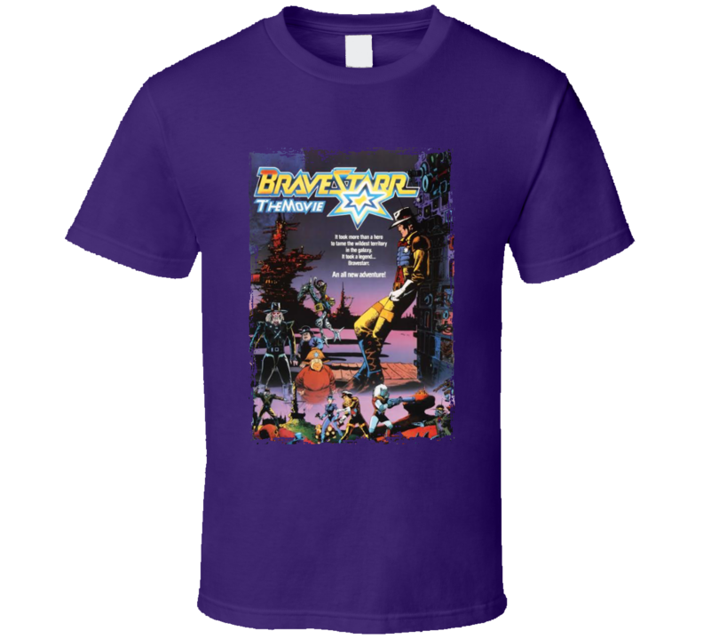Bravestarr 80s Family Animation Movie T Shirt Bravestarr 80s Family Animation Movie T Shirt