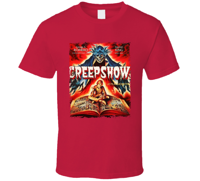 Creepshow 80s Horror Fantasy French Movie T Shirt Creepshow 80s Horror Fantasy French Movie T Shirt