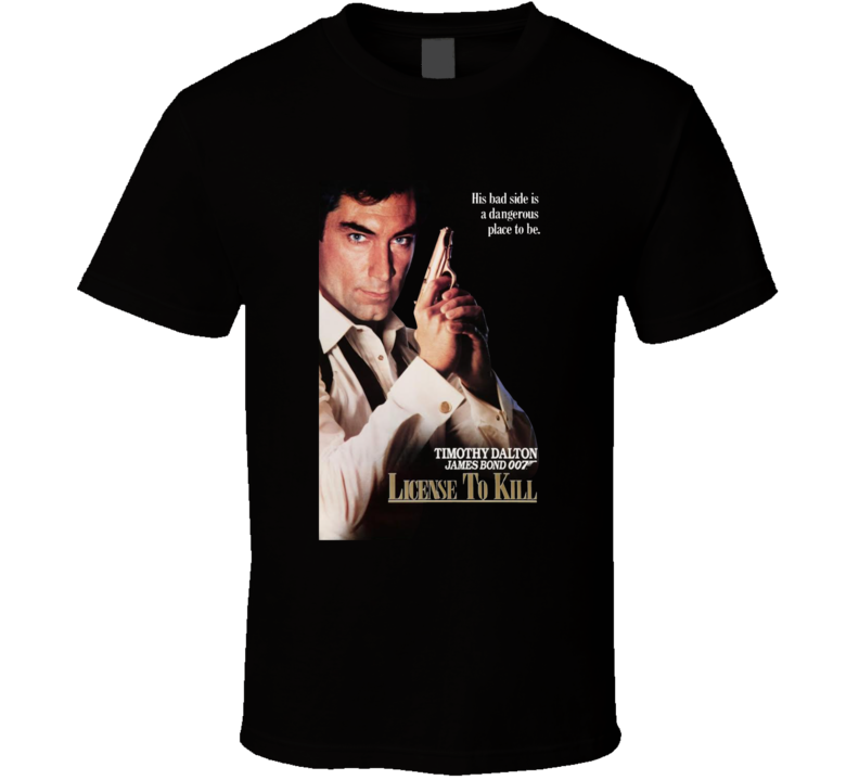 License To Kill 80s Action Adventure Movie T Shirt License To Kill 80s Action Adventure Movie T Shirt