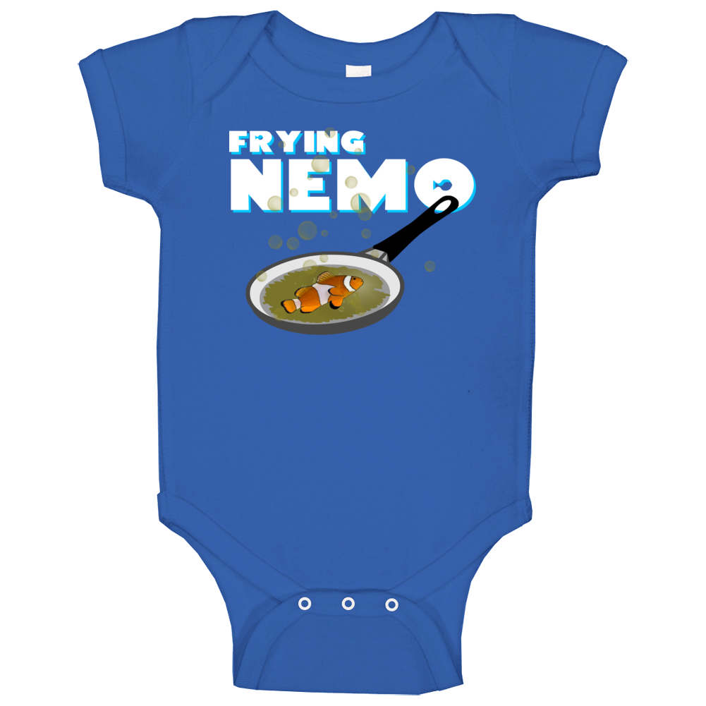 Frying Nemo Parody Funny Cooking Baby One Piece Frying Nemo Parody Funny Cooking Baby One Piece