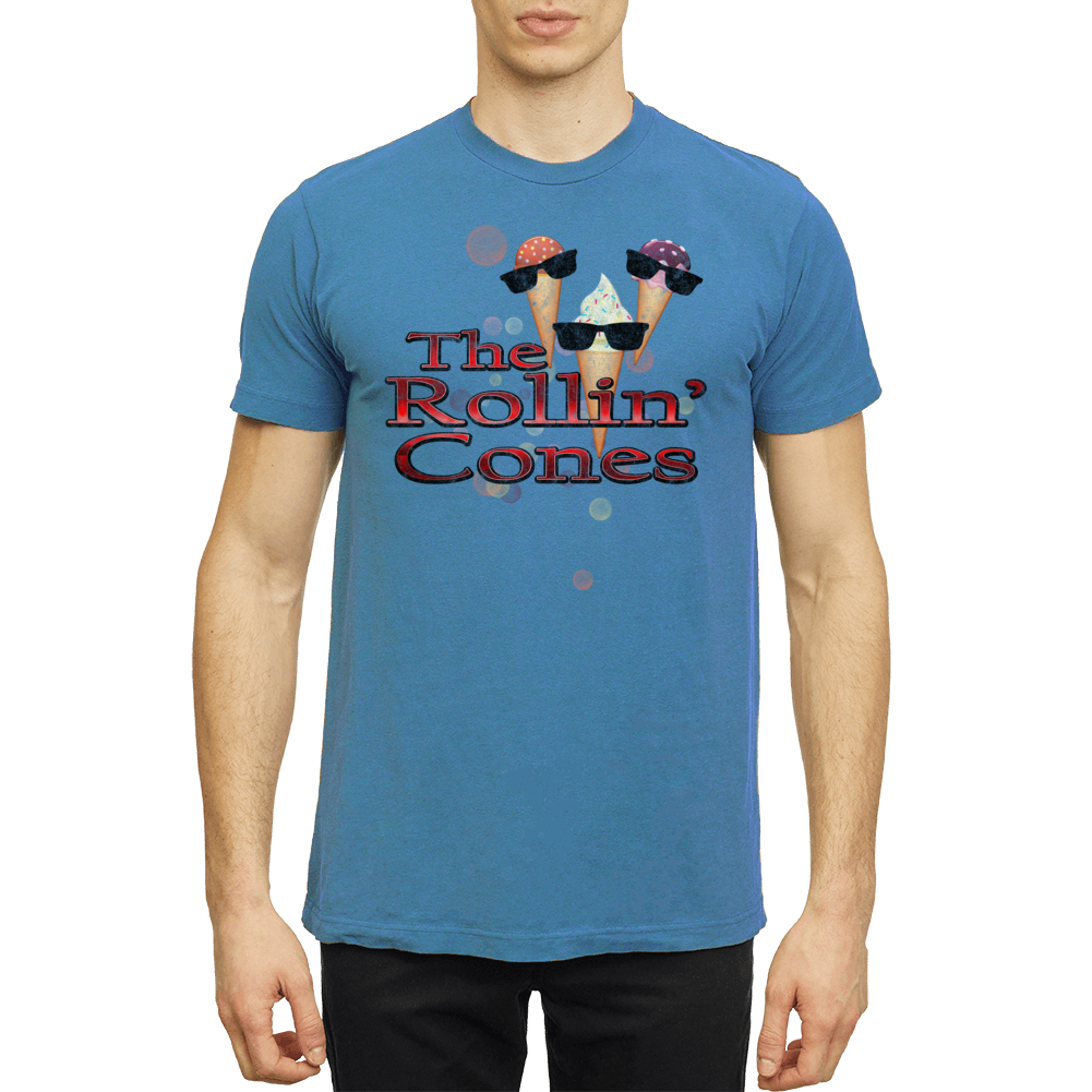 The Rollin' Cones Parody Rock Stars Ice Cream Funny T Shirt The Rollin' Cones Parody Rock Stars Ice Cream Funny T Shirt