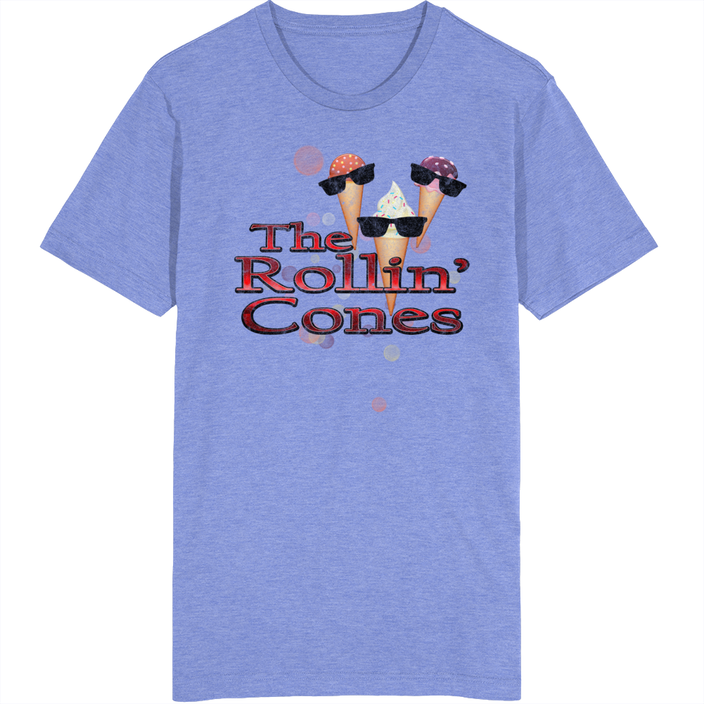 The Rollin' Cones Parody Rock Ice Cream Funny T Shirt The Rollin' Cones Parody Rock Ice Cream Funny T Shirt