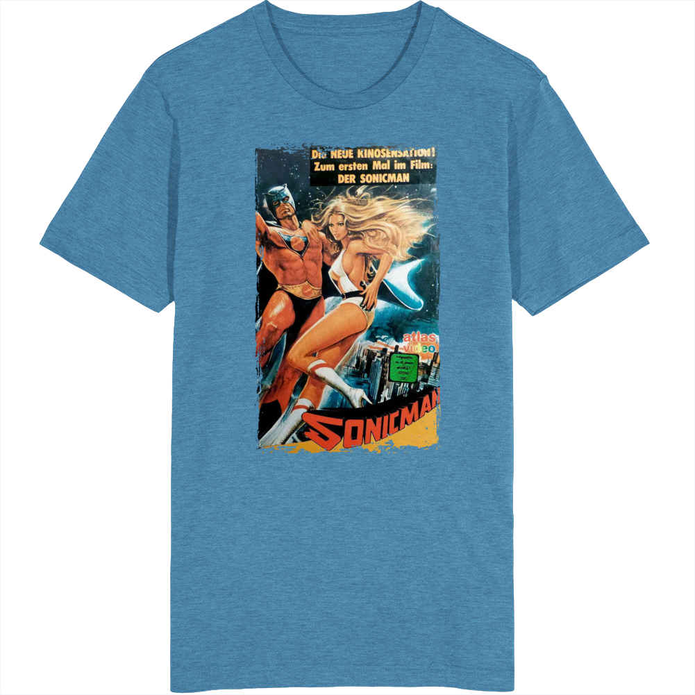 Sonicman 80s Hero German Movie T Shirt Sonicman 80s Hero German Movie T Shirt