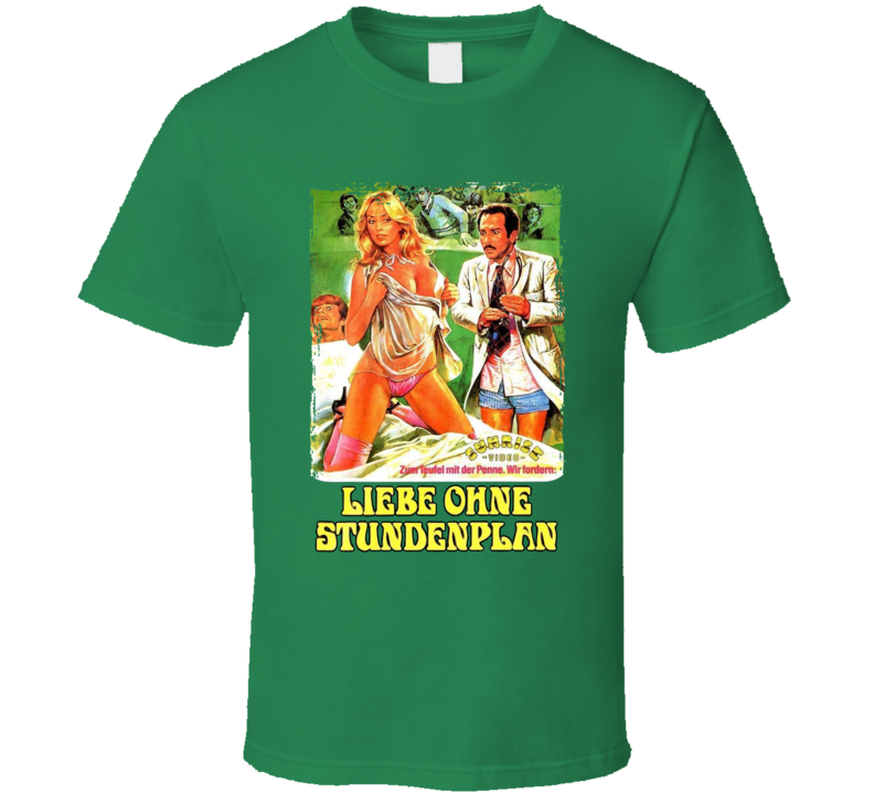 Liebe Ohne Stundenplan 80s German Movie T Shirt Liebe Ohne Stundenplan 80s German Movie T Shirt