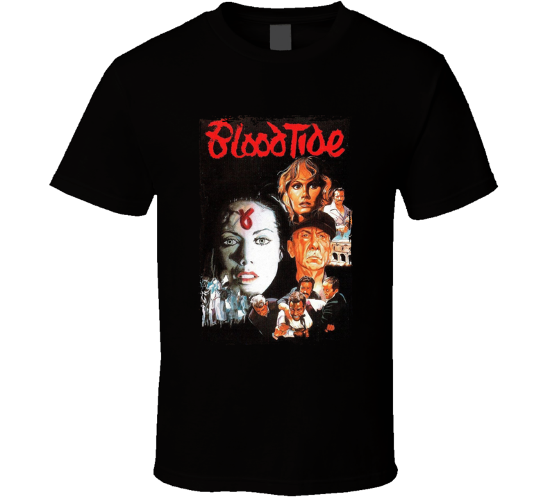 Blood Tide 80s Horror Movie T Shirt Blood Tide 80s Horror Movie T Shirt