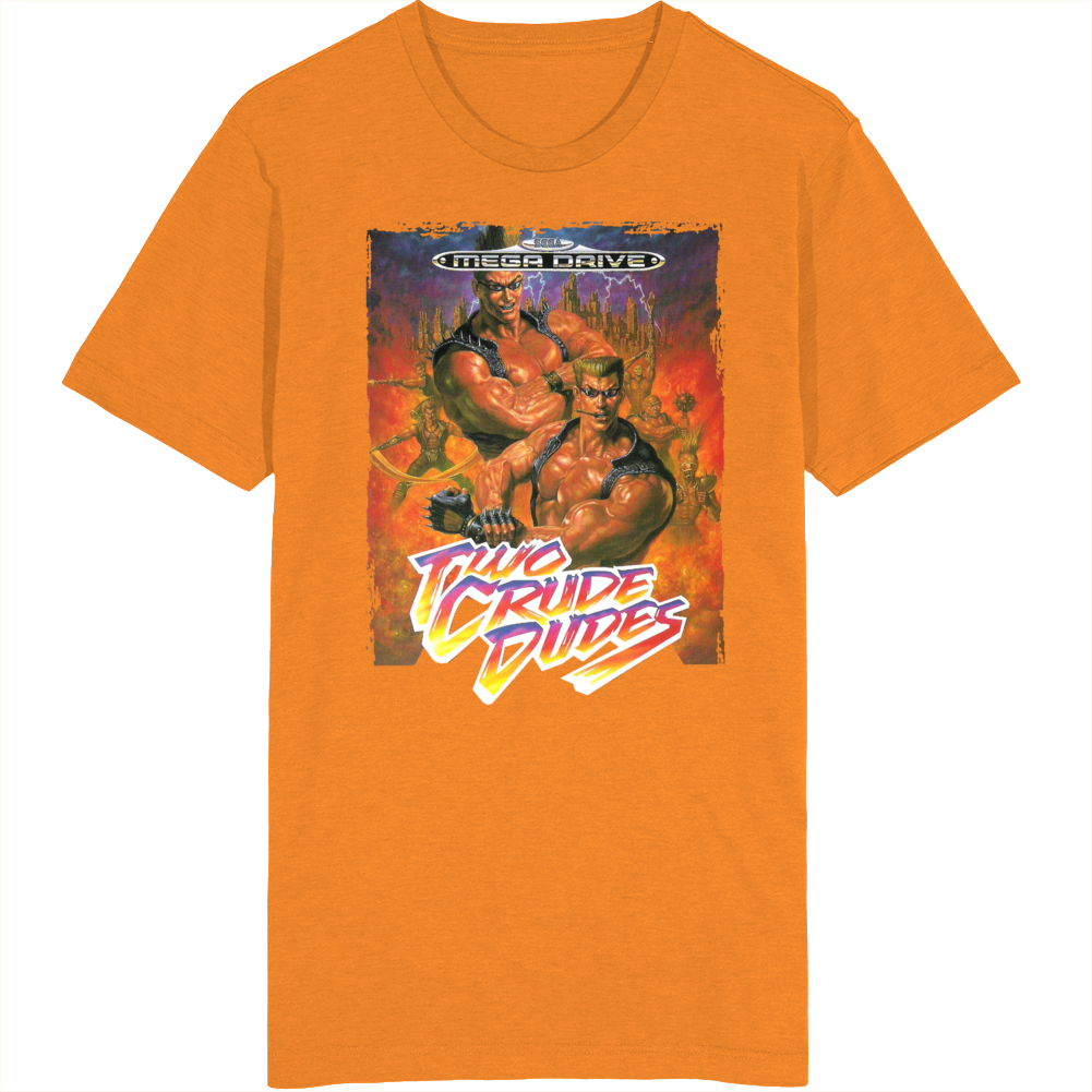 Two Crude Dudes Video Game Cool Gamer T Shirt Two Crude Dudes Video Game Cool Gamer T Shirt
