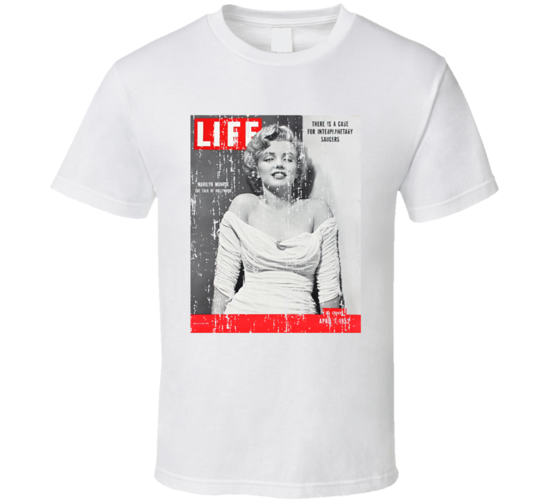 Marilyn Icon Vintage Magazine Cover Pin Up 50s 60s Fan T Shirt Marilyn Icon Vintage Magazine Cover Pin Up 50s 60s Fan T Shirt