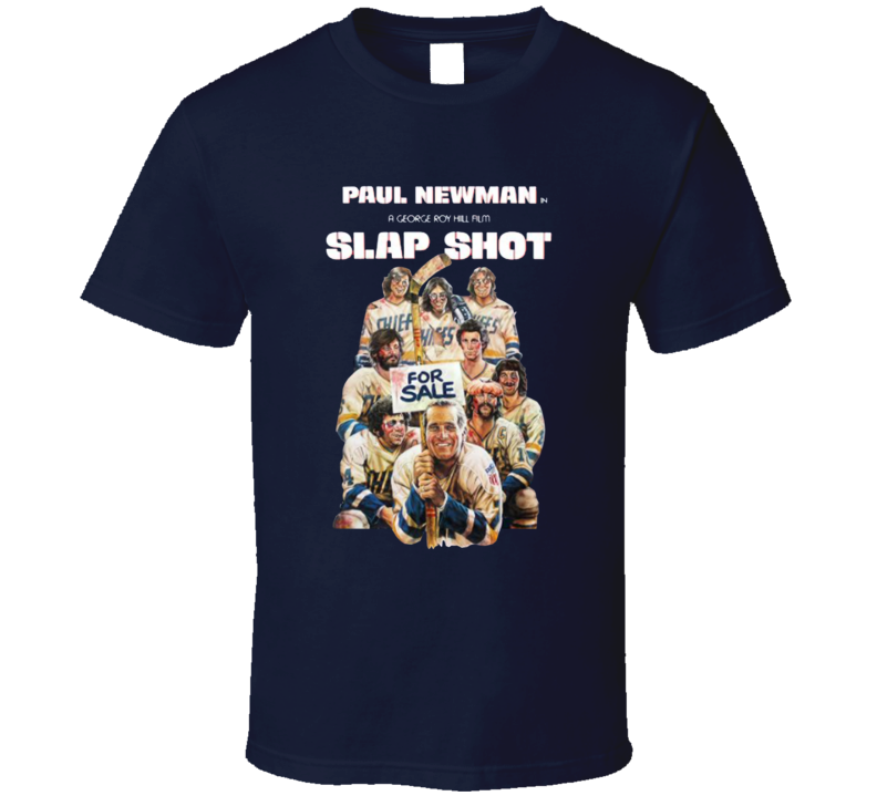 Slap Shot 70s Sports Comedy Movie T Shirt Slap Shot 70s Sports Comedy Movie T Shirt