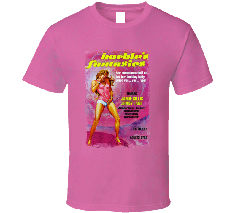 Barbie's Fantasies 70s Adult Sex Movie T Shirt Barbie's Fantasies 70s Adult Sex Movie T Shirt