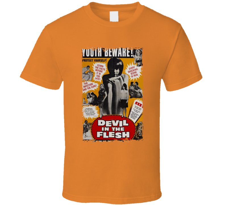 Devil In The Flesh 60 Anti-vd Propaganda Film T Shirt Devil In The Flesh 60 Anti-vd Propaganda Film T Shirt