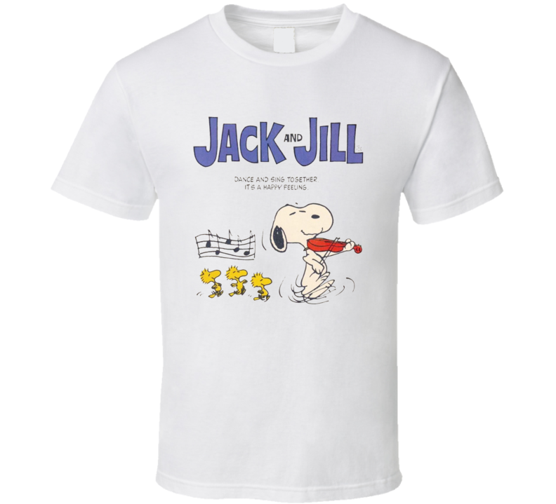 Snoopy And Woodstock Jack And Jill 70s Magazine Cover T Shirt Snoopy And Woodstock Jack And Jill 70s Magazine Cover T Shirt