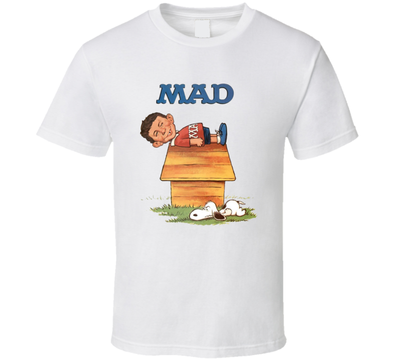 Peanuts Alfred E Neuman Mad 70s Magazine Cover T Shirt Peanuts Alfred E Neuman Mad 70s Magazine Cover T Shirt