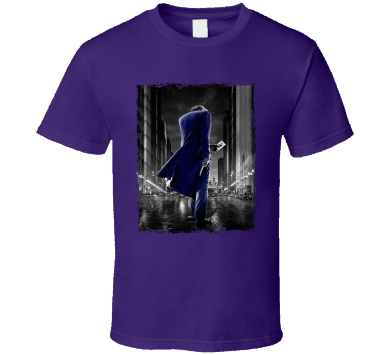 The Dark Knight Joker Heath Ledger Movie Fan T Shirt The Dark Knight Joker Heath Ledger Movie Fan T Shirt