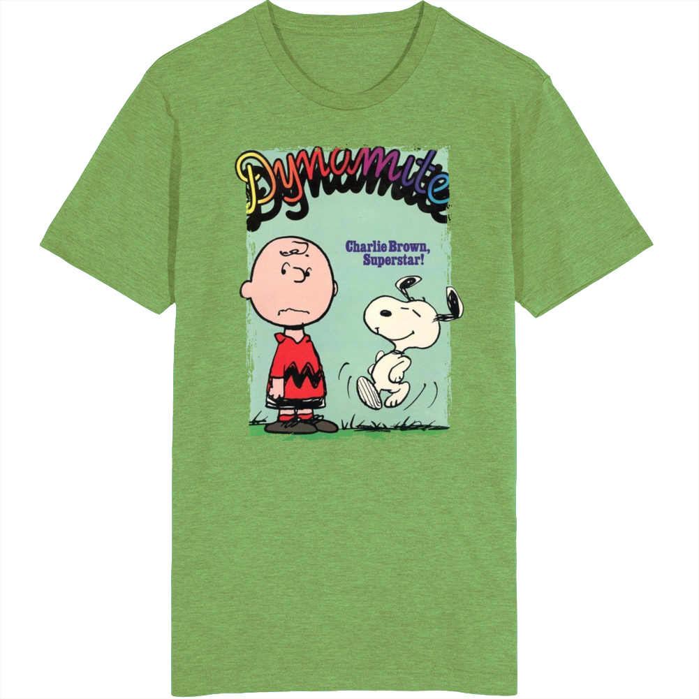 Charlie Brown Superstar 70s Dynamite Magazine Cover T Shirt Charlie Brown Superstar 70s Dynamite Magazine Cover T Shirt