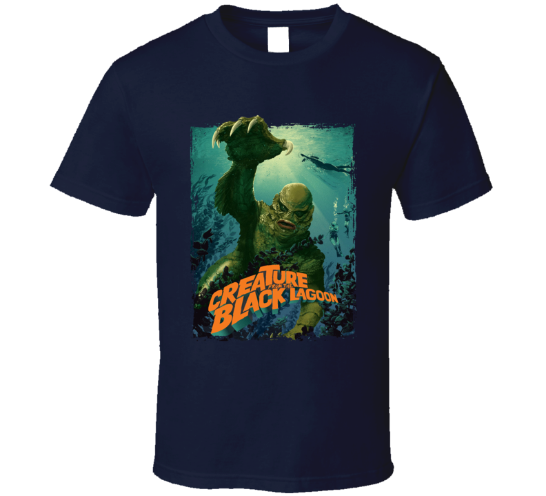 Creature From The Black Lagoon Vintage Movie T Shirt Creature From The Black Lagoon Vintage Movie T Shirt