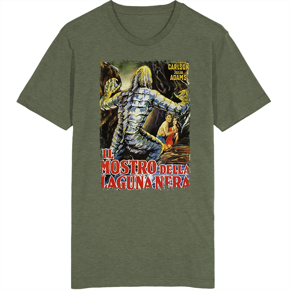 Creature From The Black Lagoon 50s Italian Movie T Shirt Creature From The Black Lagoon 50s Italian Movie T Shirt